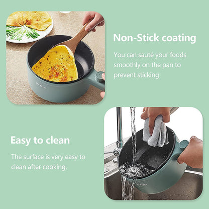 Heated Portable Pot non-stick cooking pot