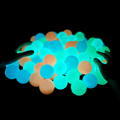 Sticky Glow Balls reusable sticky toy
