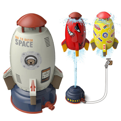 Rocket Sprinkler outdoor water toy